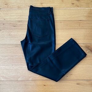 J. Crew Factory Women’s Faux Leather Straight Leg Pants